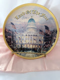 FLAGS OVER THE CAPITOL collector plate THOMAS KINKADE God Bless America Collection