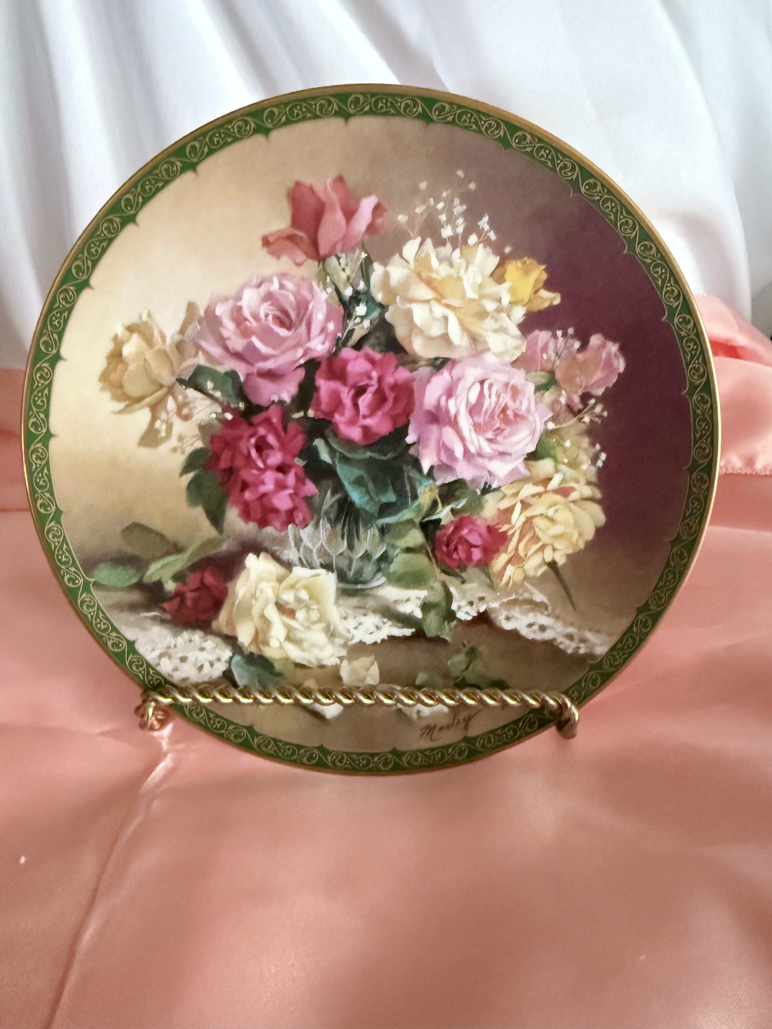 W.S. George Vionne Morley’s Victorian Beauty Limited Edition Porcelain Plate