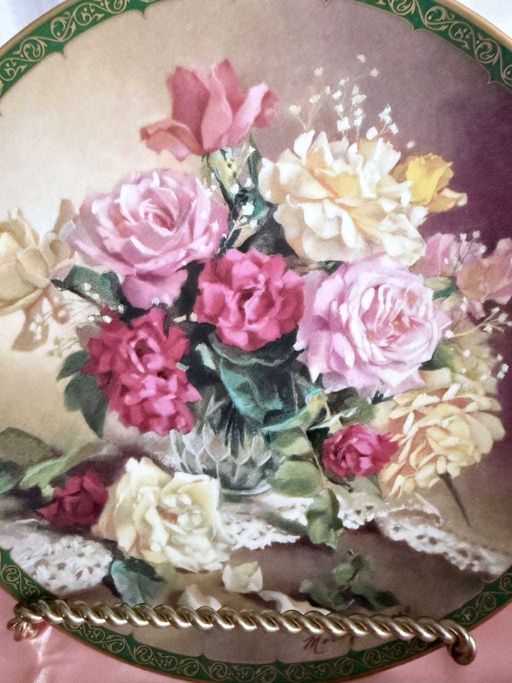 W.S. George Vionne Morley’s Victorian Beauty Limited Edition Porcelain Plate
