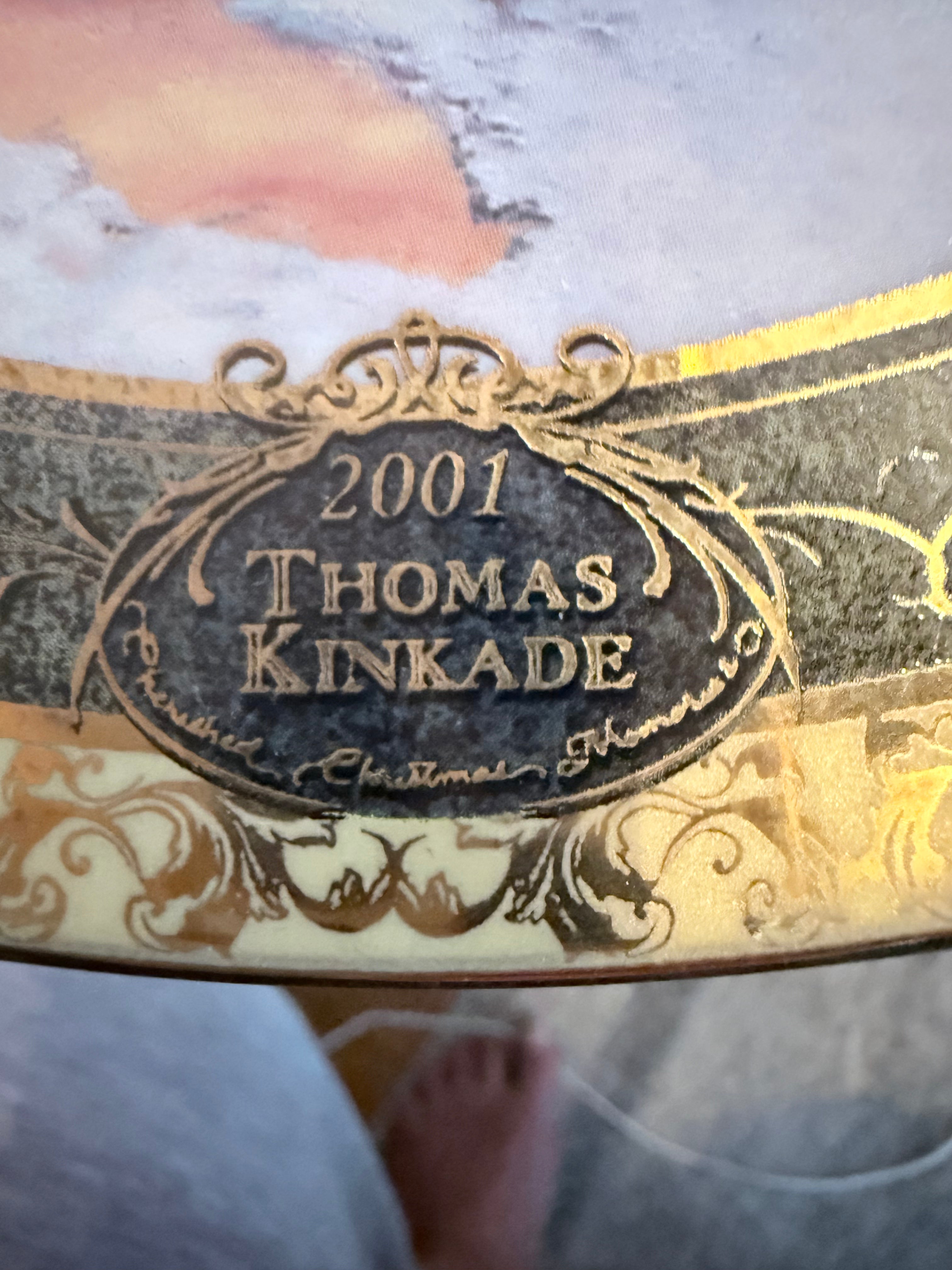 Bradford Exchange Thomas Kinkade - Victorian Christmas II Limited Plate 2001
