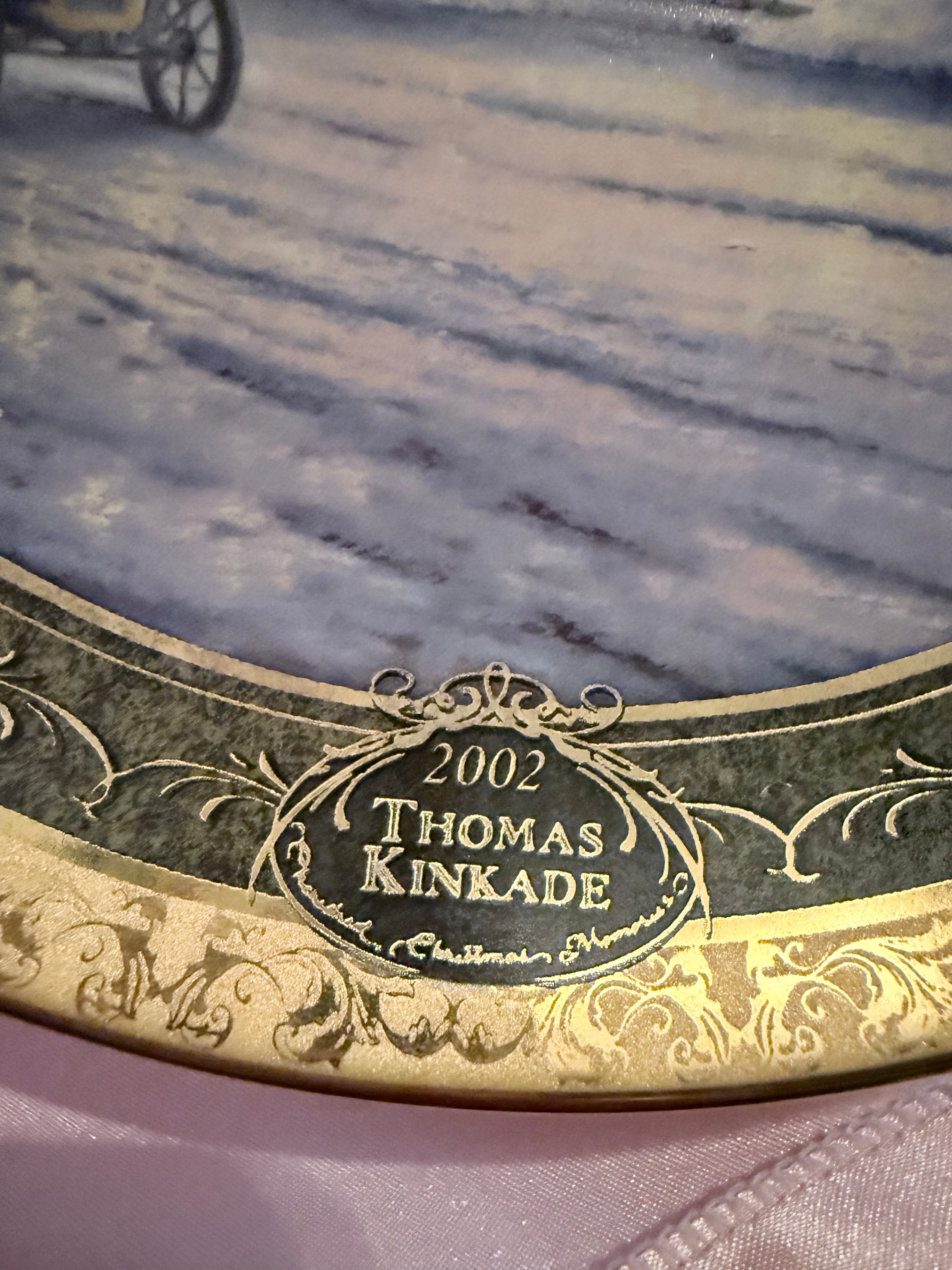 Bradford Exchange Thomas Kinkade - Memories of Christmas   Limited Plate 2002