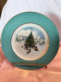 Antique Avon Christmas Plate 1978 "Trimming the Tree" Limited Edition England